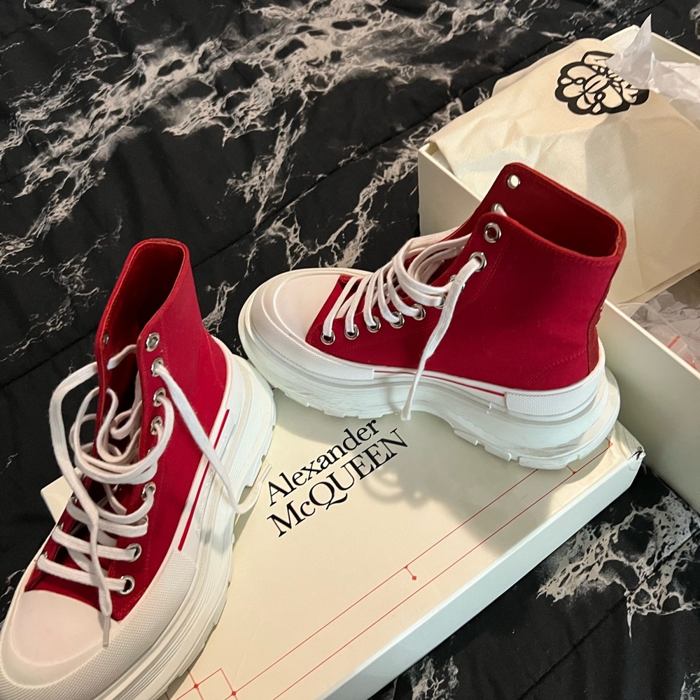 Alexander McQueen sneaker boots size 37💯💯 - Picture 4 of 5